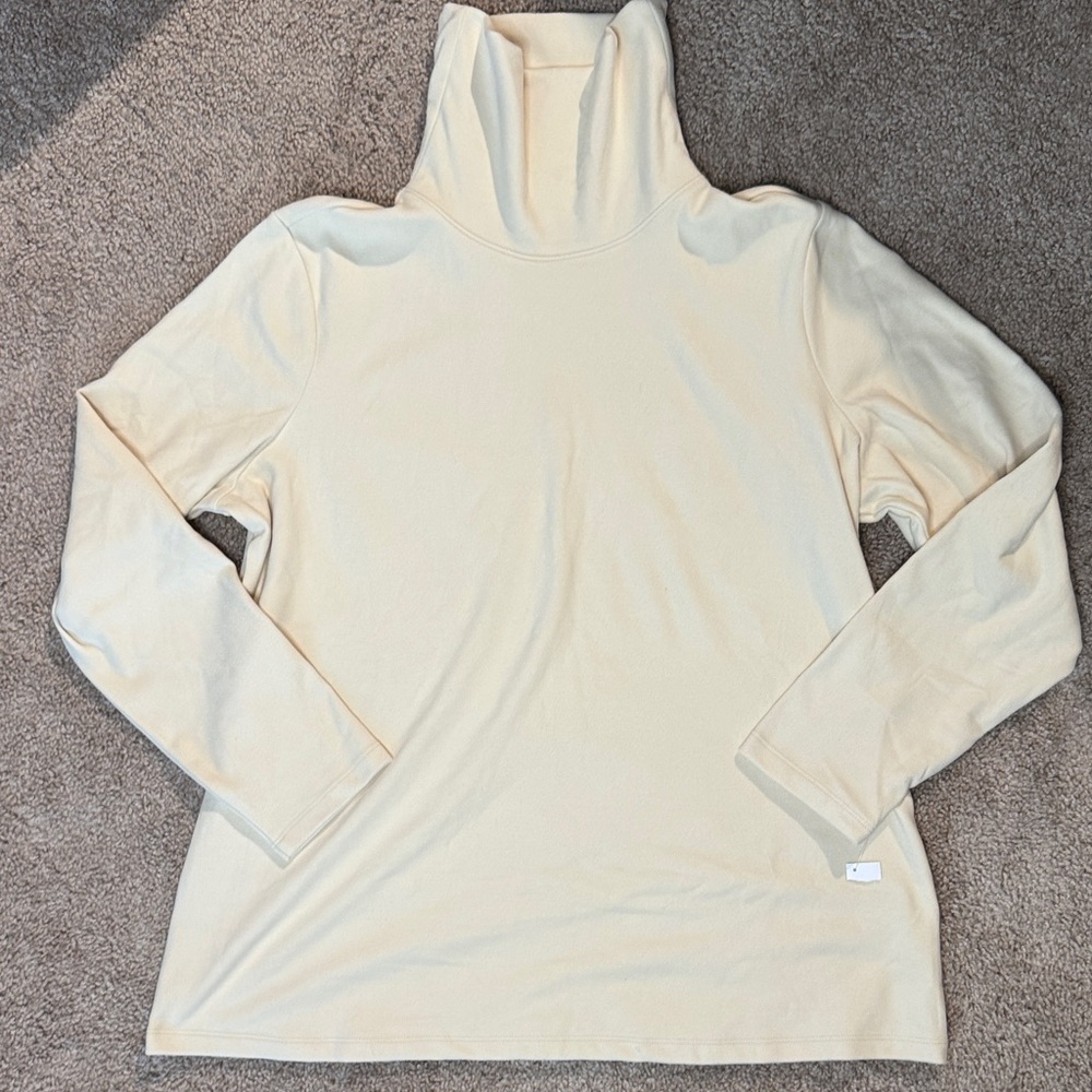 D&Co Essentials Cream Turtleneck
